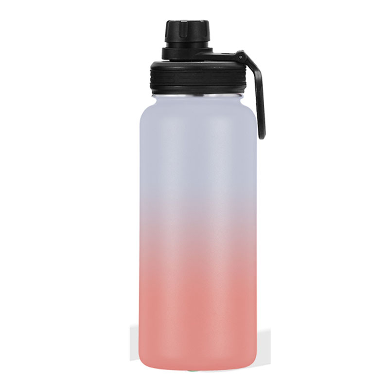 30盎司手柄双壁隔热不锈钢水瓶